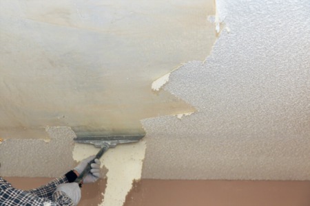 6 Tips for Removing a Popcorn Ceiling