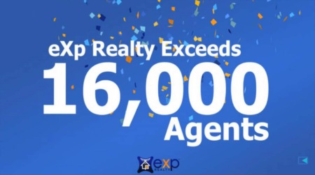 eXp Realty Exceeds 16,000 Agents