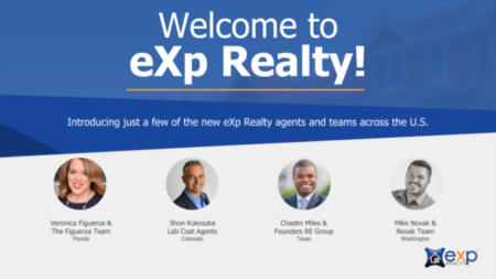 Industry Leaders and Award Winners Join eXp Realty