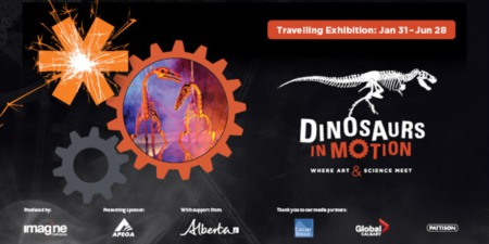 Dinosaurs In Motion Travelling Exhibition in Calgary
