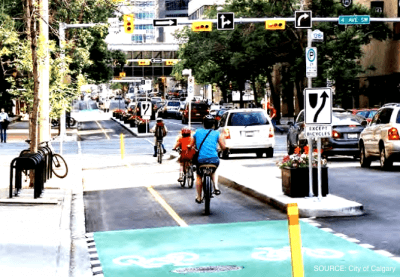Cycle Tracks Coming to Calgary
