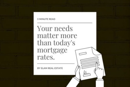 Your Needs Matter More Than Today's Mortgage Rates