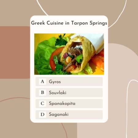 Greek Food in Tarpon Springs