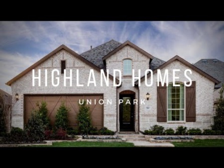 New Homes at Union Park - Little Elm Tx - Highland Homes 50s Model