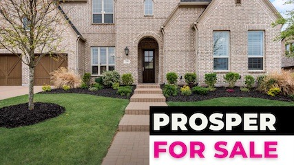 Prosper Home For Sale | Whitley Place | 3390 Briarcliff Drive