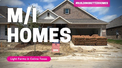 Building a MI Home at Light Farms in Celina Tx | The Landscaping is in