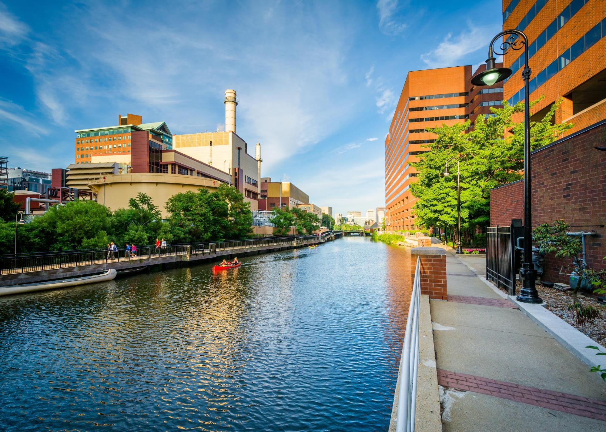 #2. Cambridge, Massachusetts The Broad Canal in Cambridge.
