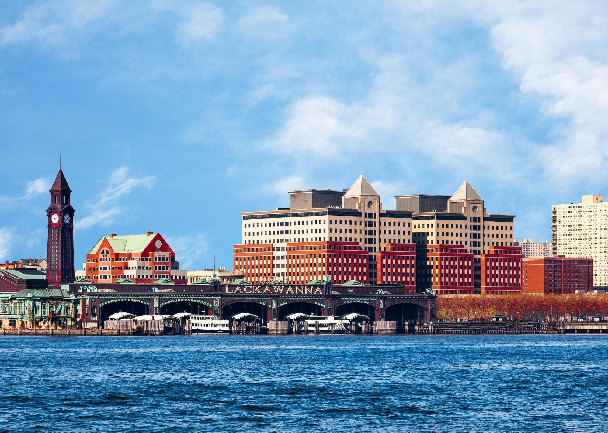 #1. Hoboken, New Jersey Hoboken, New Jersey waterfront and skyline from the Hudson River.