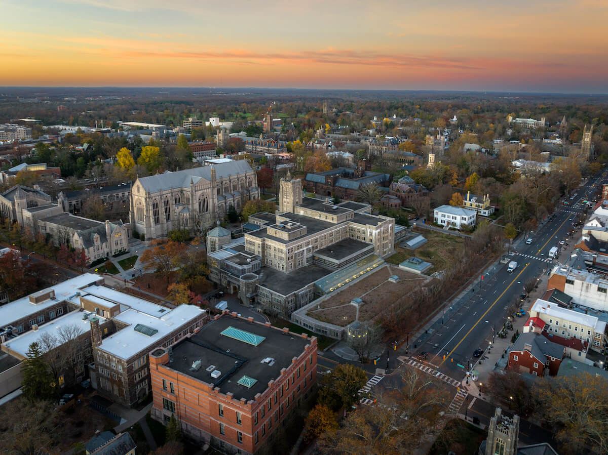 Aerial View of Princeton NJ