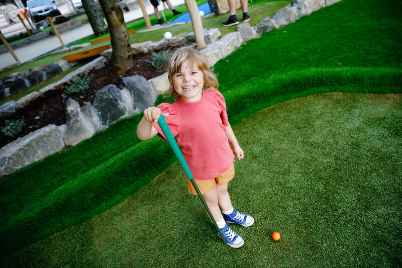 SwingTime Offers Two Mini-Golf Courses