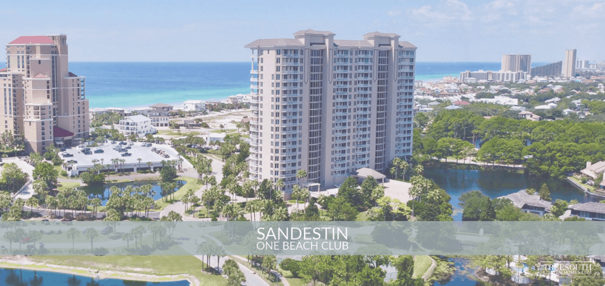Sandestin One Beach Club Aerial View