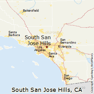 Map of South San Jose Ca