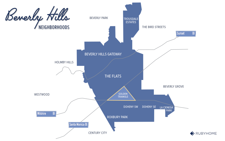 Beverly Hills Neighborhood Map