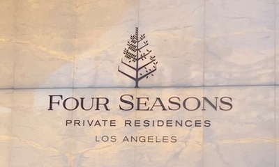 Four Seasons Residences Los Angeles Sign