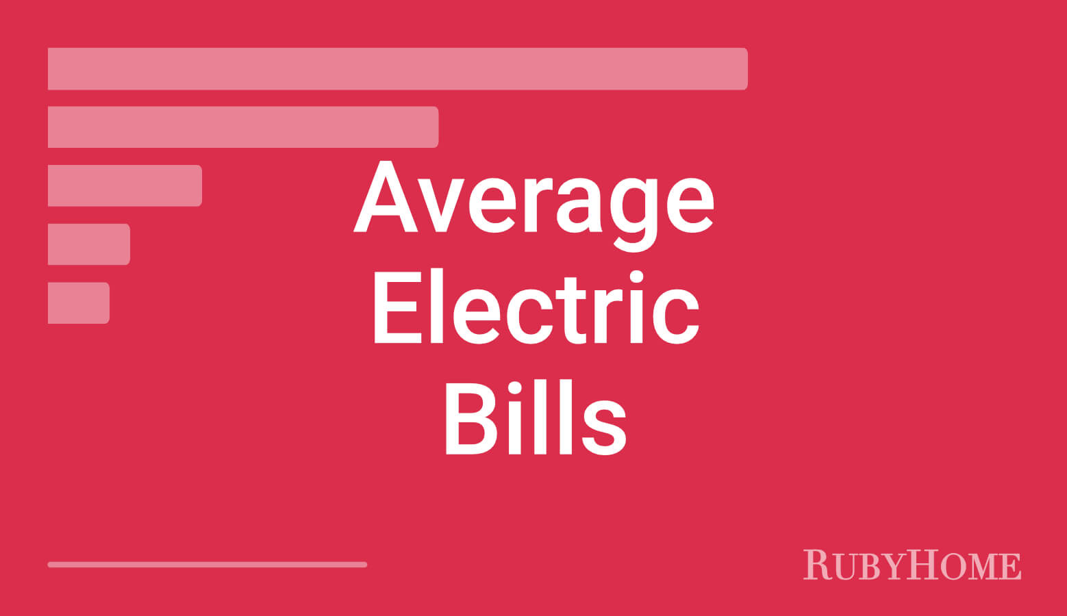 Average Electric Bills in United States
