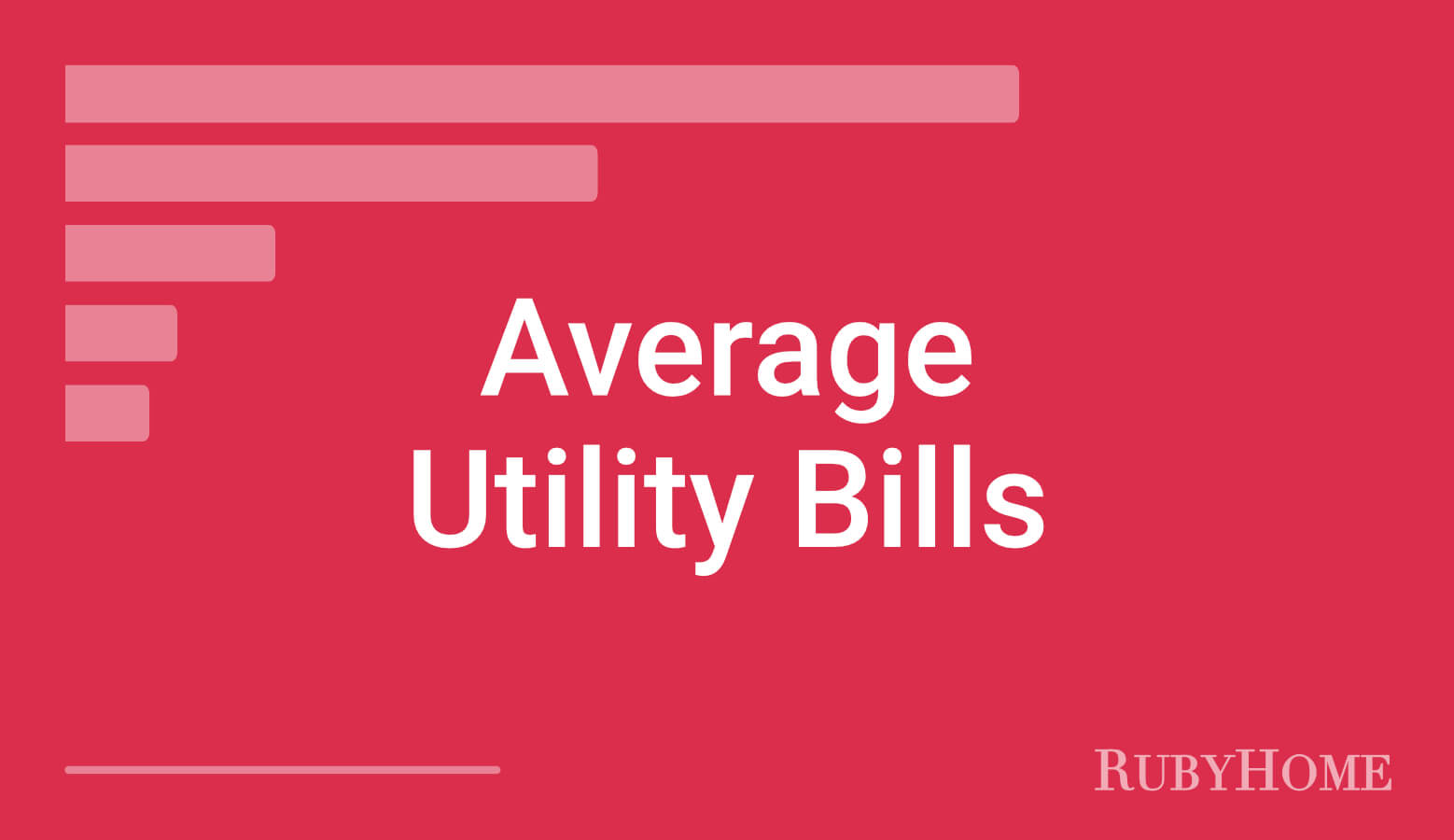 Average Utility Bills in United States