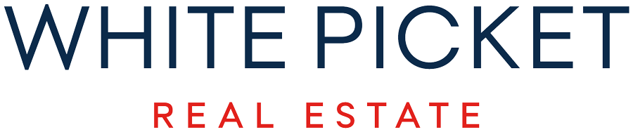 white picket real estate logo