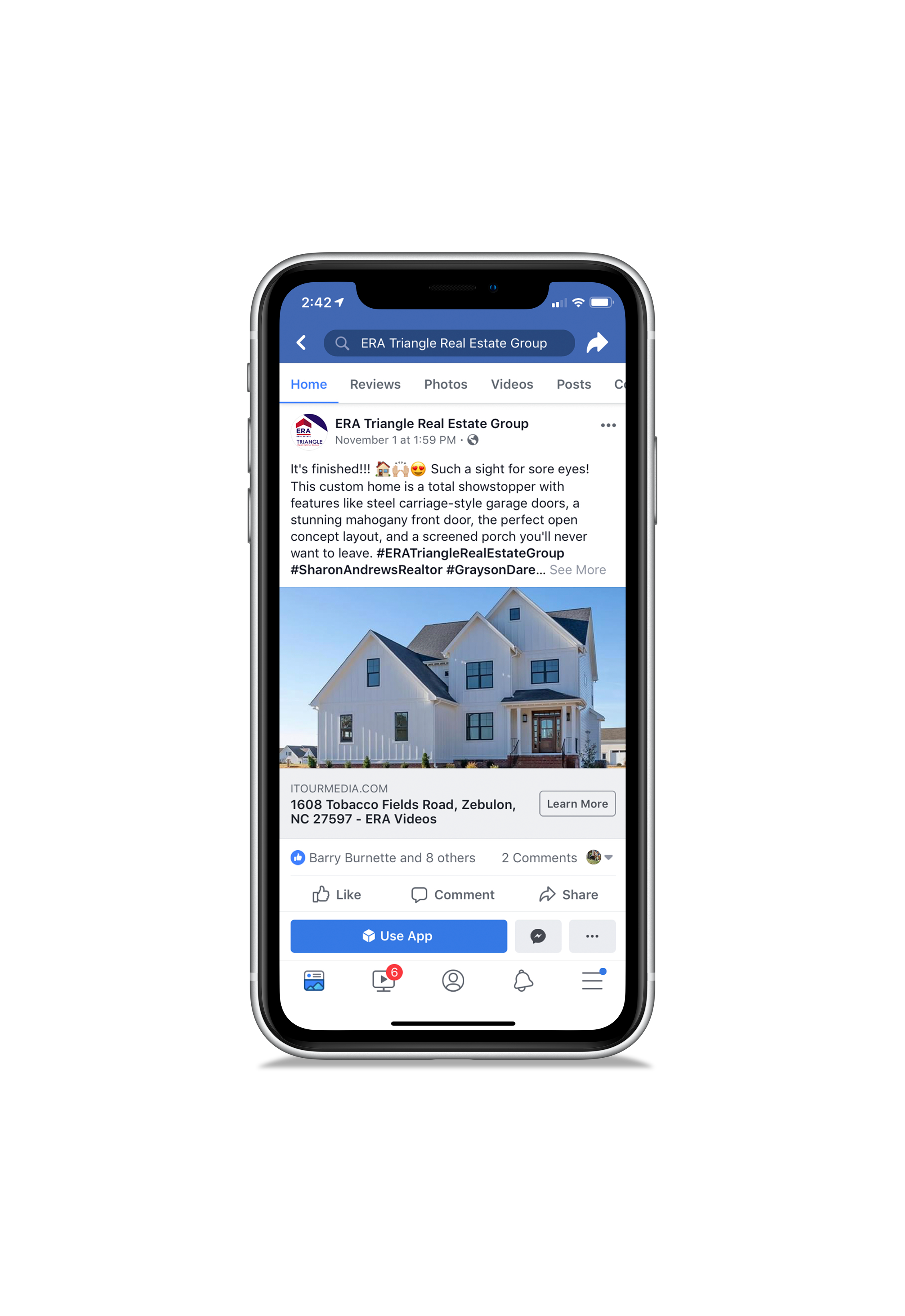 ERA Triangle Real Estate Group Social Media