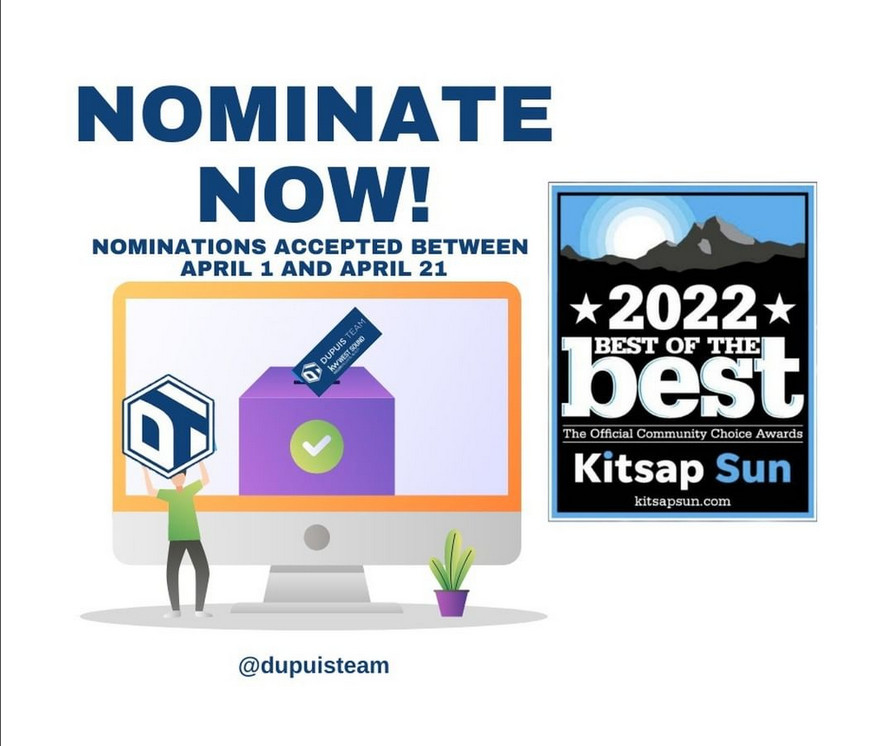 2022 Best of the Best Kitsap Sun - Best Real Estate Team