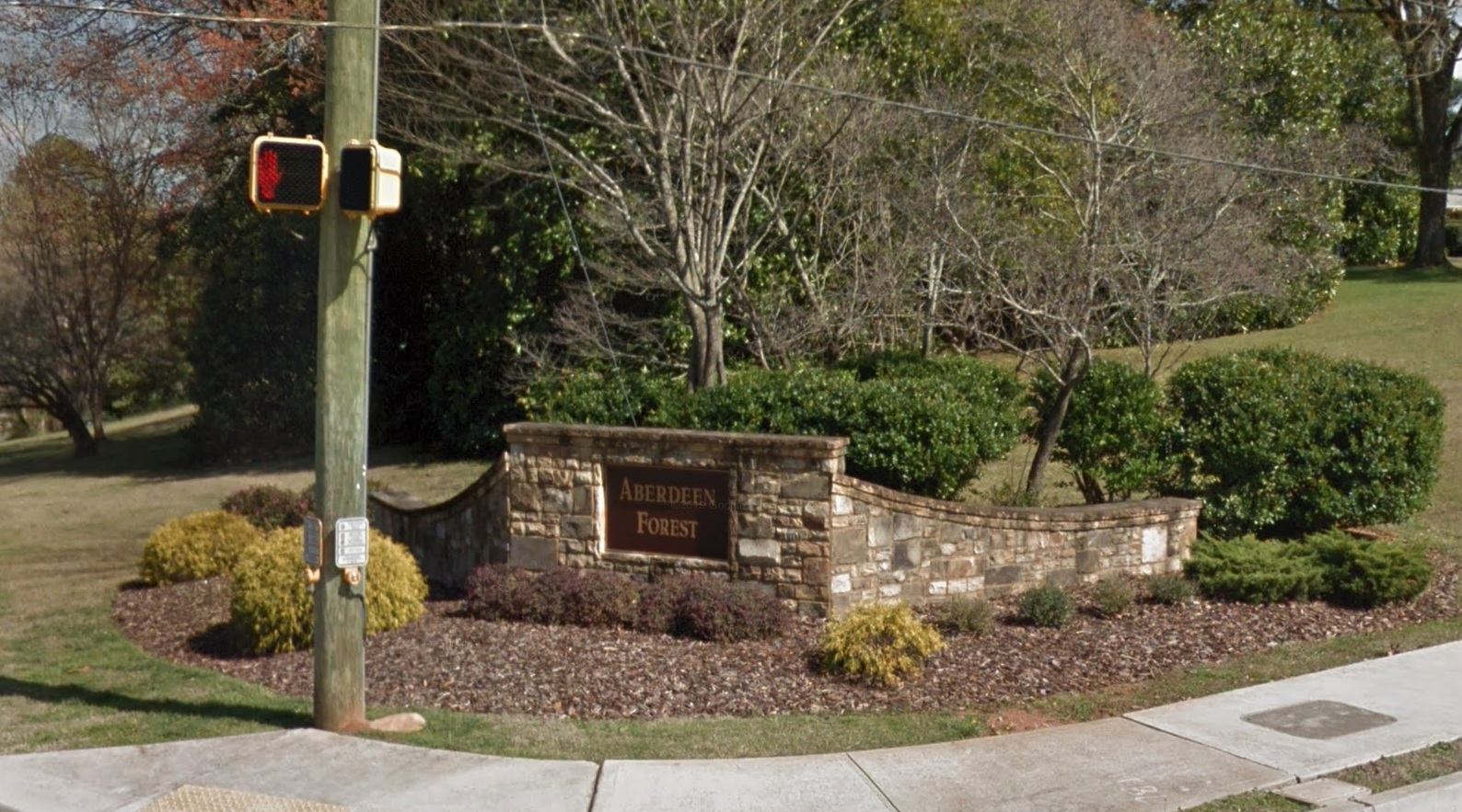 Entrance sign