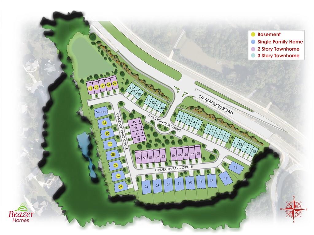 Cameron Parc Townhomes for Sale in Johns Creek, GA