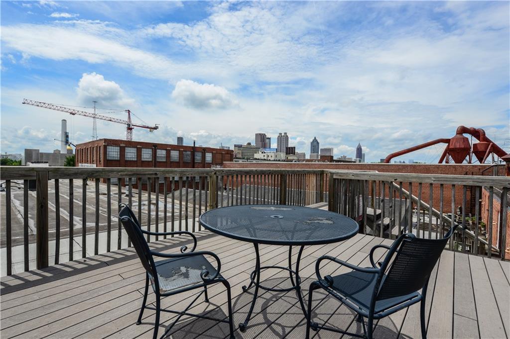 Rooftop deck