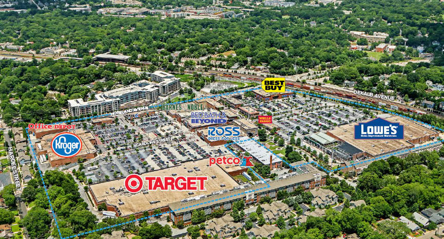 Ariel photo of Edgewood Retail District