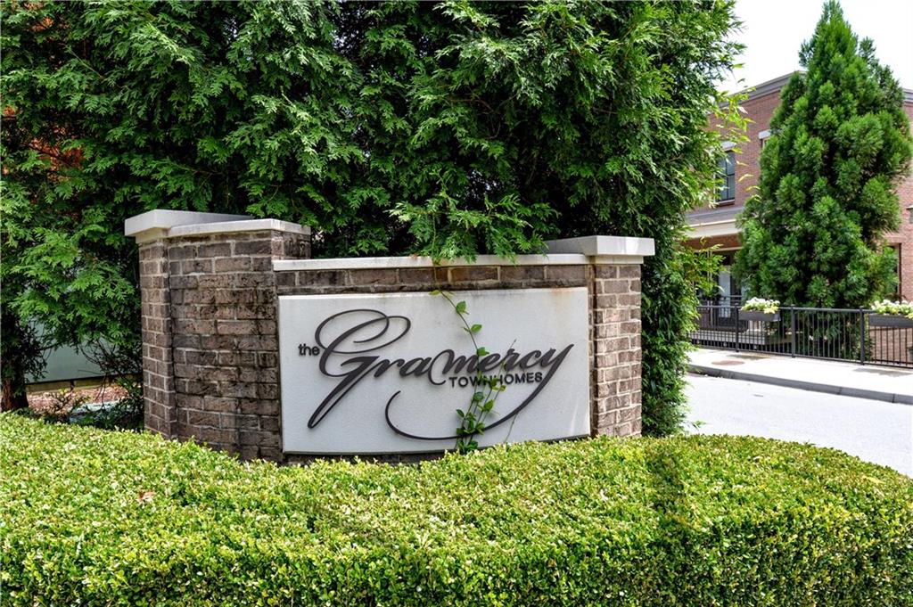 Entrance sign