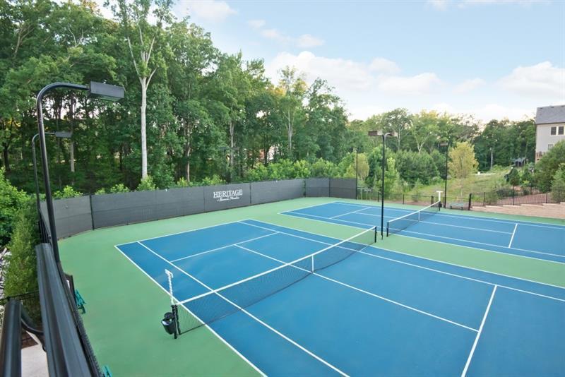 Tennis courts