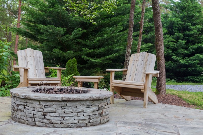 Building a Stacked Stone Fire Pit