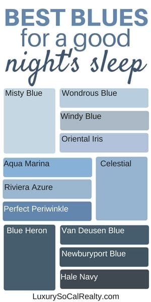 Paint Colors Bedroom//Bedroom Master//Bedroom Ideas//Bedroom Decor//Paint Color For Home//What are the best blue paint colors for a good night's sleep? by Joy Bender Luxury Real Estate Agent Compass San Diego REALTOR&reg #bedroomgoals #bedroomideas #bedroomdesign #bedroomdecor #paint #color