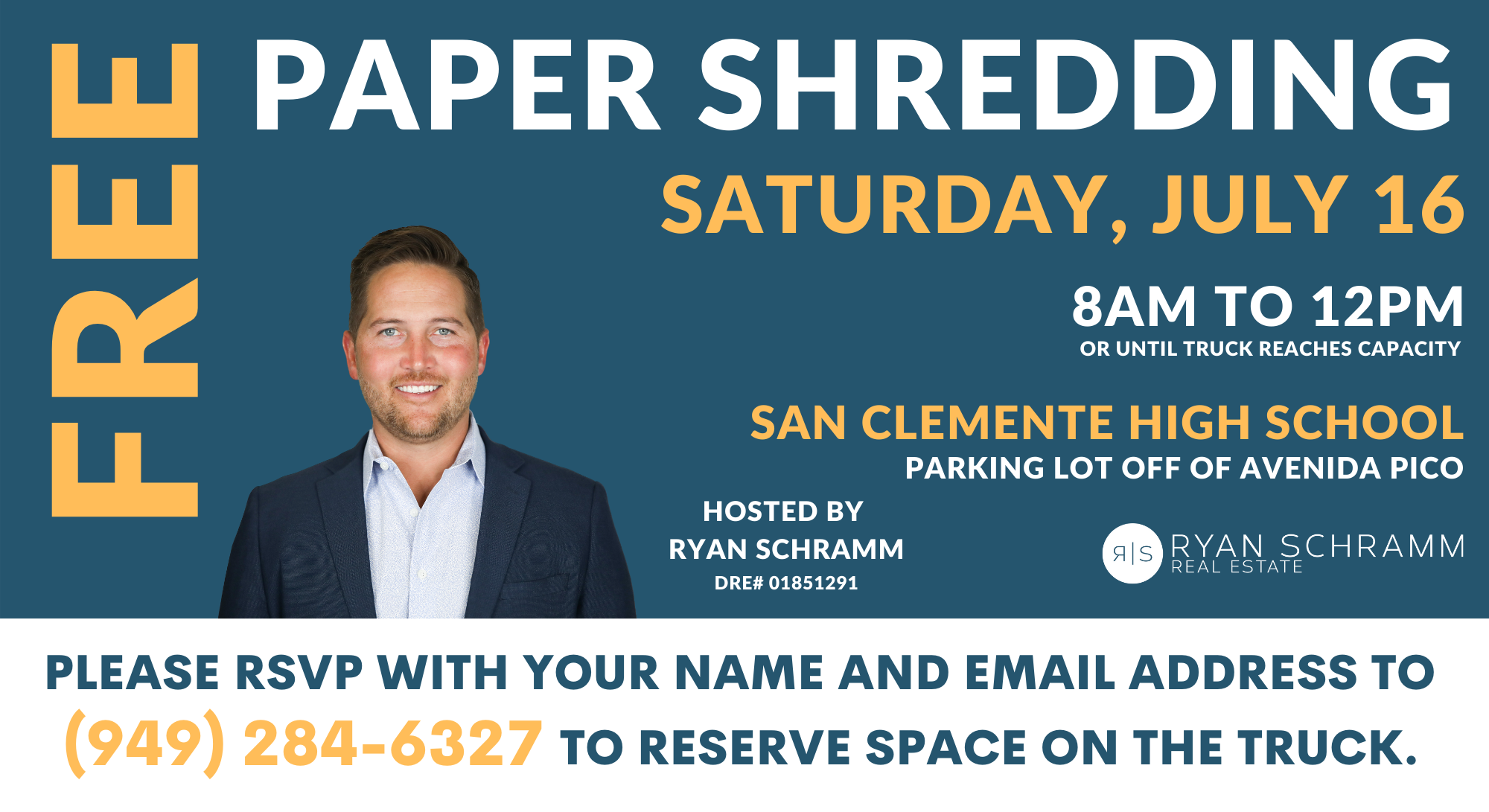 Free Paper Shredding Event in San Clemente