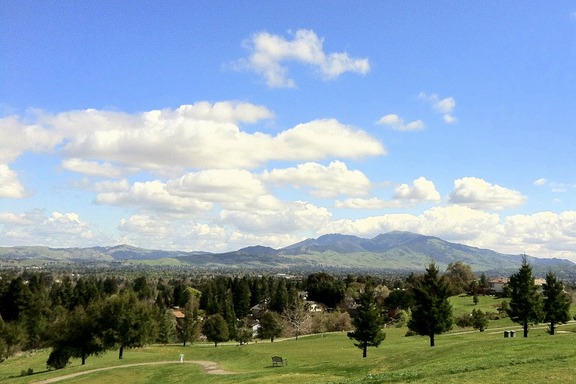 A View from pleasant hill in Santa Clara County