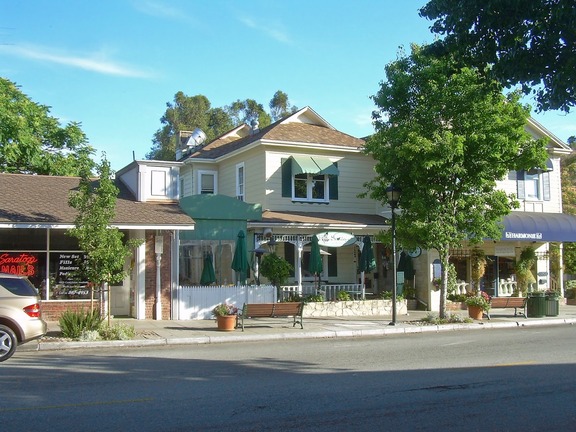 Historic Section of Saratoga CA