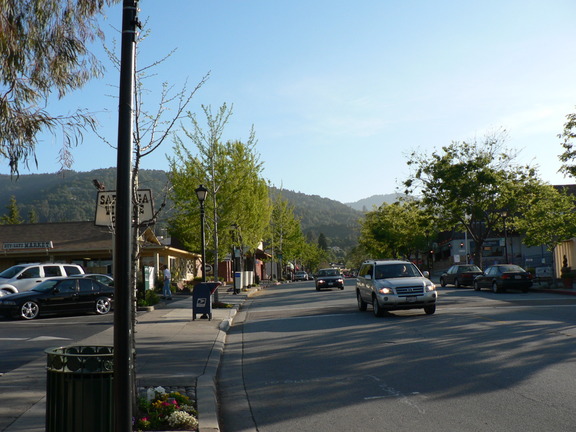 Street in Saratoga CA