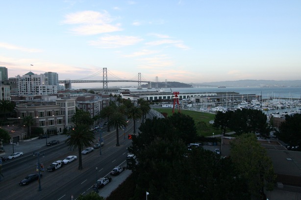 Landscape view towards East Bay