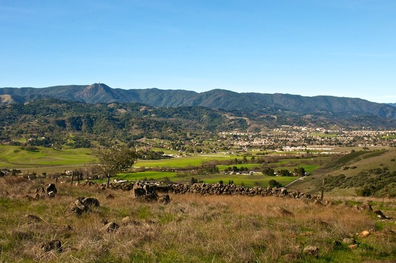 Almaden Valley from a trail view