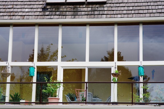 Loft Home with Modern Glass Windows