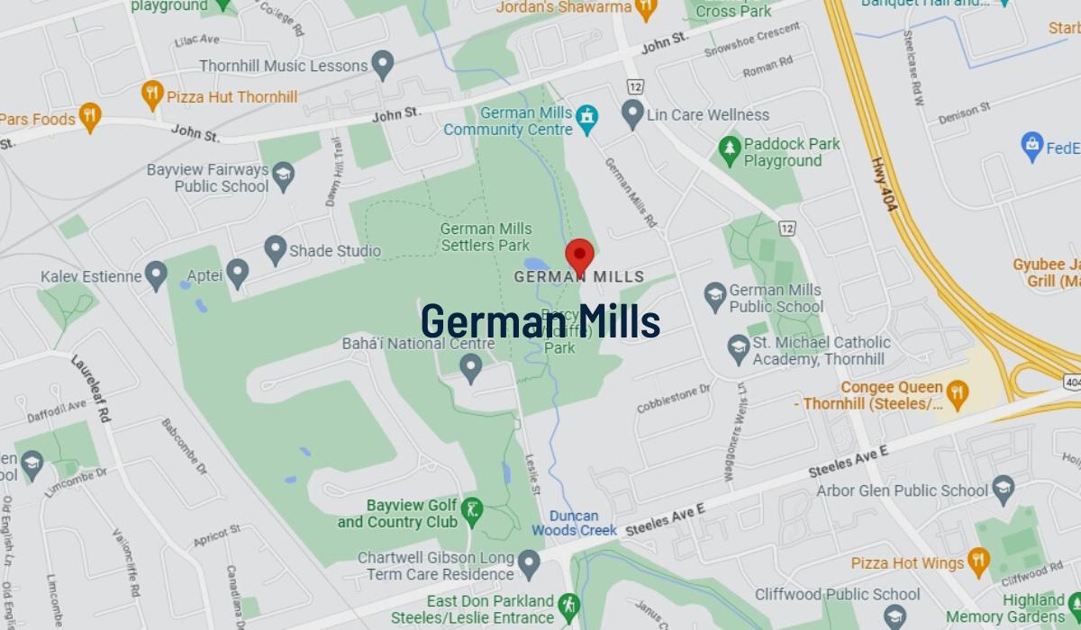 German Mills Neighbourhood Markham, Ontario