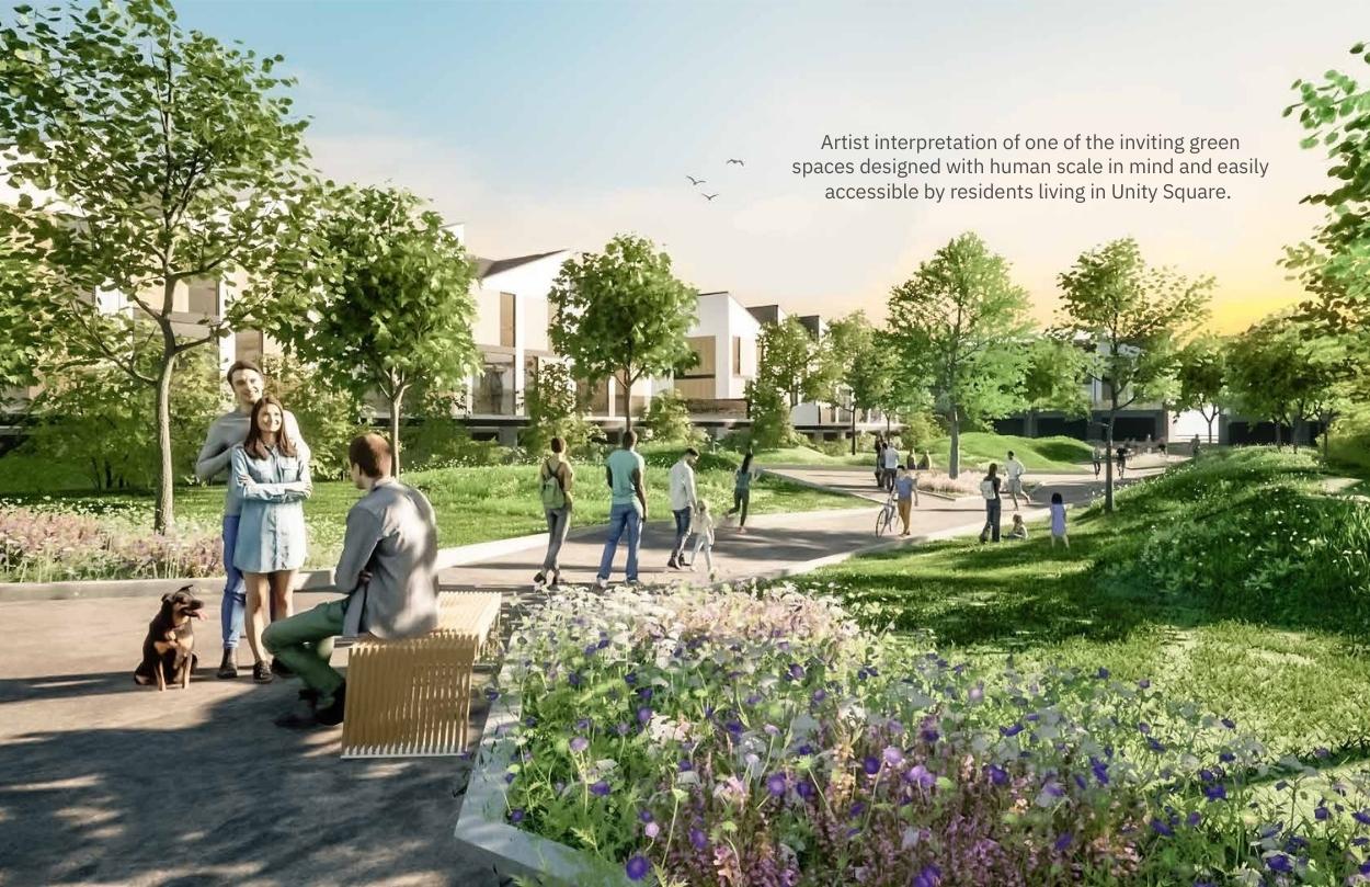 Rendering - Unity Square Townhomes