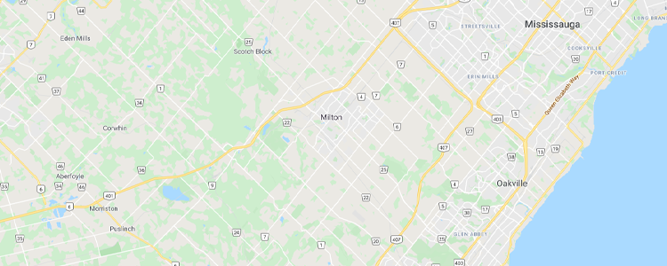Map Of Milton Ontario Location 
