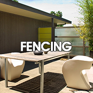 midcentury modern fence