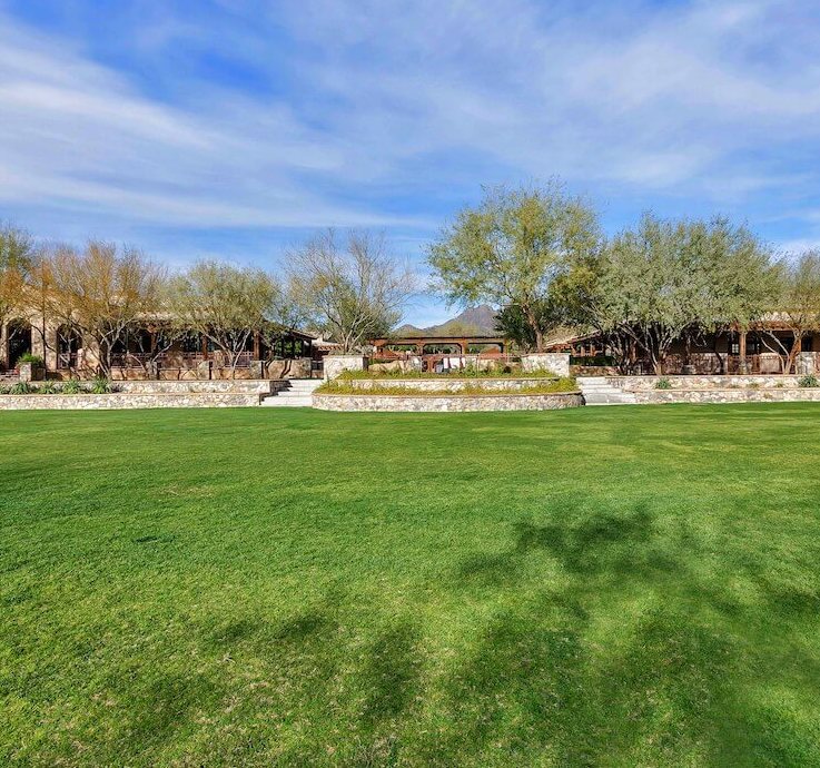 windgate ranch homes for sale with large greenbelt in Scottsdale.