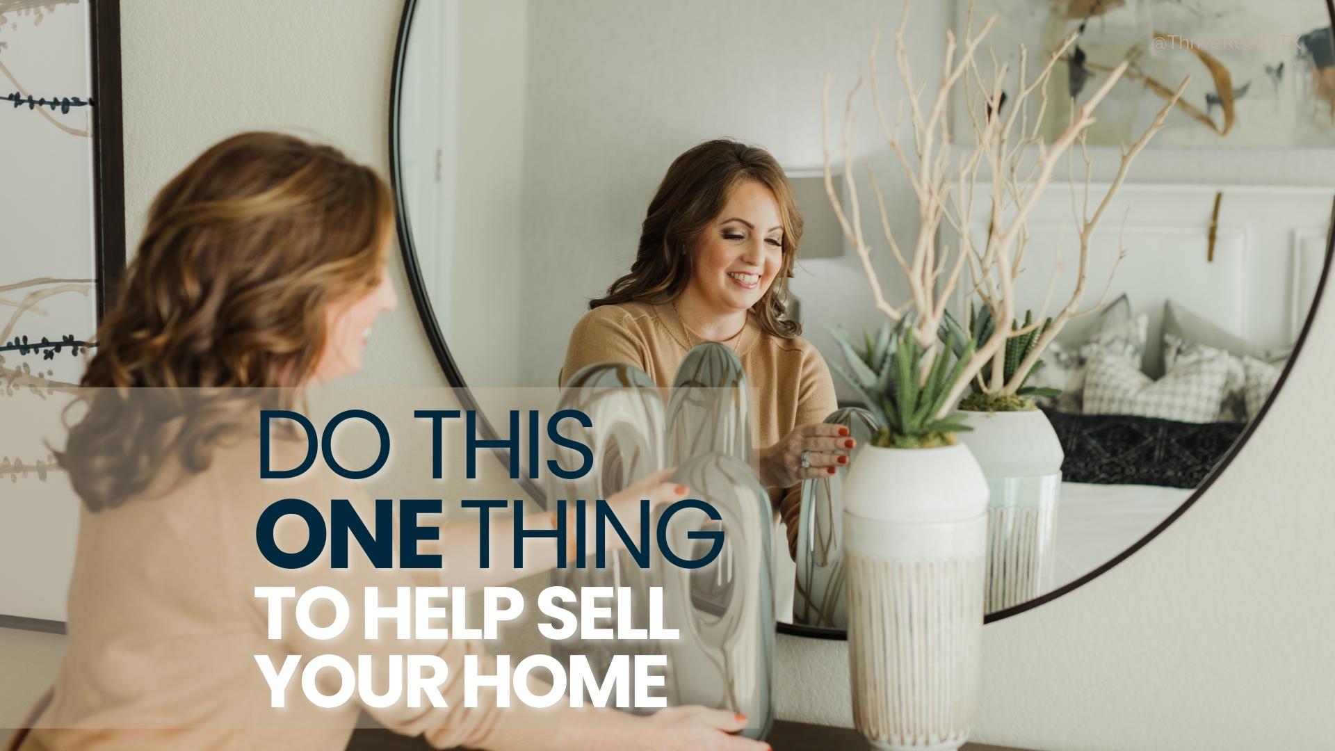 Declutter your home to help your home sell