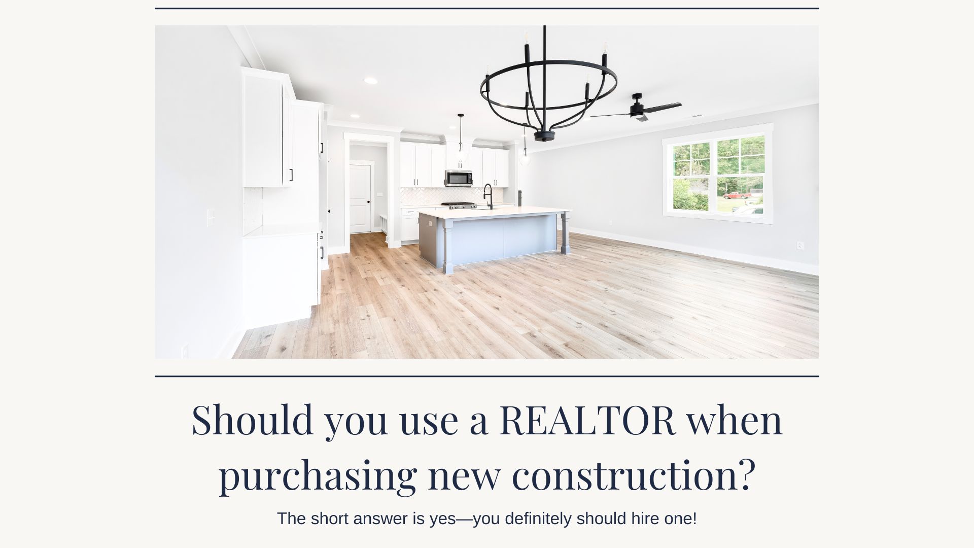 Should you use a 2024 realtor for new construction