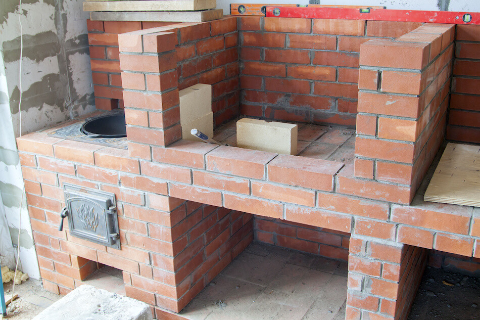 How To Make A Temporary Brick Grill, DIY Projects