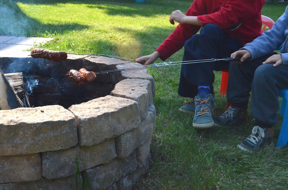 How To Make A Temporary Brick Grill, DIY Projects