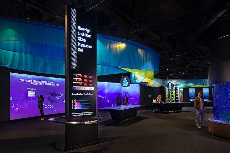 'Pacific Visions' Wing Opens at Aquarium of the Pacific - Interior Blk