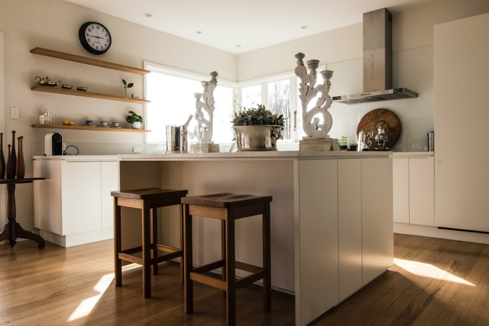 Warm picture of a secondary suite kitchen
