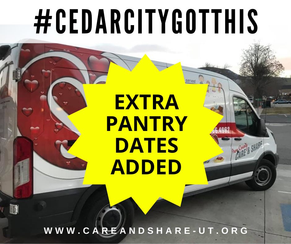 Iron County Care and Share Mobile Food Pantry van